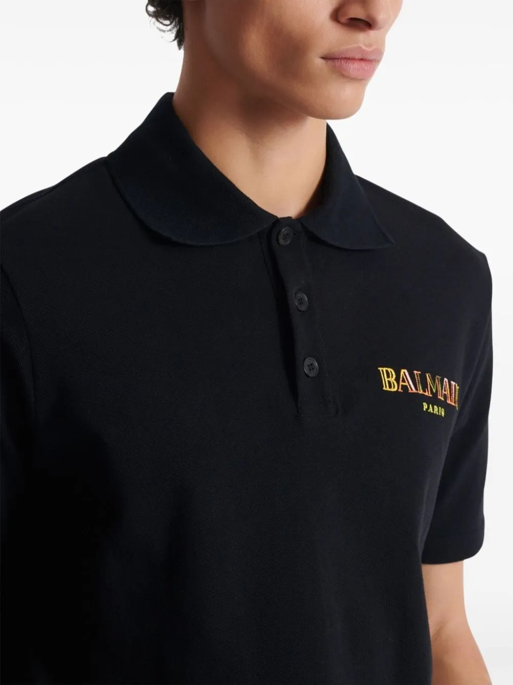 Balmain-Polo con ricamo Vintage Balmain