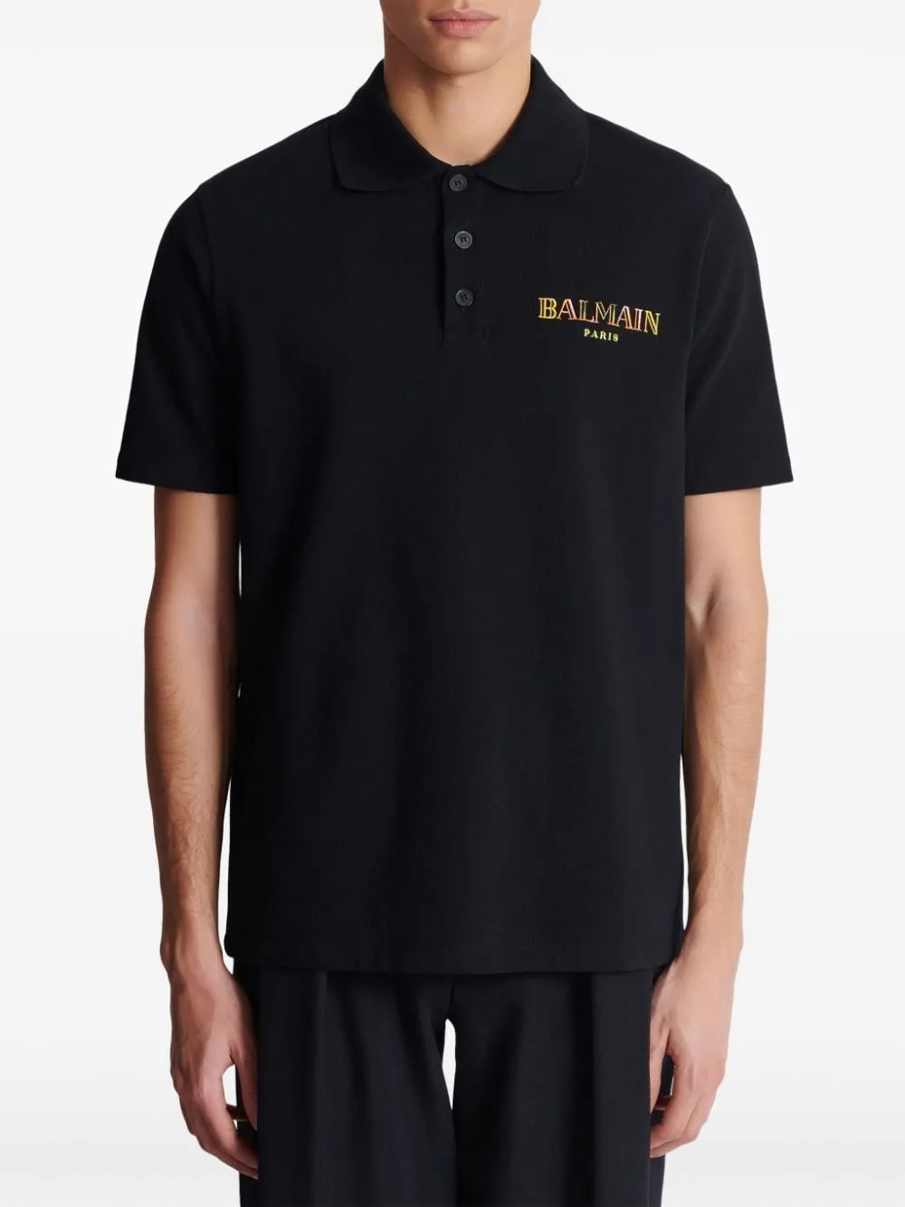 Balmain-Polo con ricamo Vintage Balmain