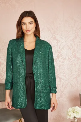 blazer Yumi Paillettes con tasche