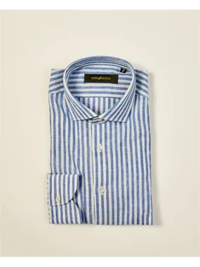 Camicia uomo SetteMezzo in lino con righe