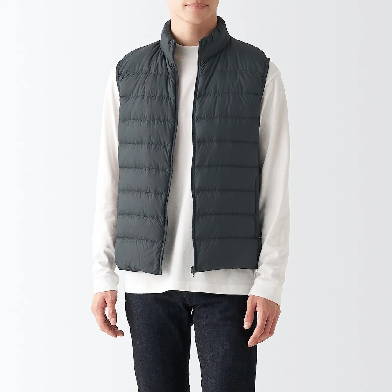 Gilet in piumino leggero in nylon