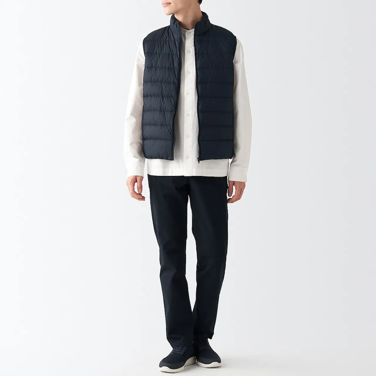 Gilet in piumino leggero in nylon