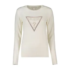      GUESS MAGLIONE GIROCOLLO LOGO BORCHIE DIANE DONNA  