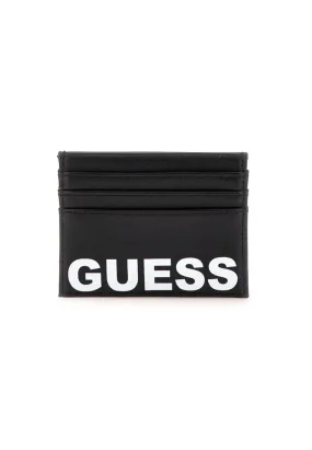 GUESS Portafoglio Portatessere Uomo Black SMMAXLLEA25