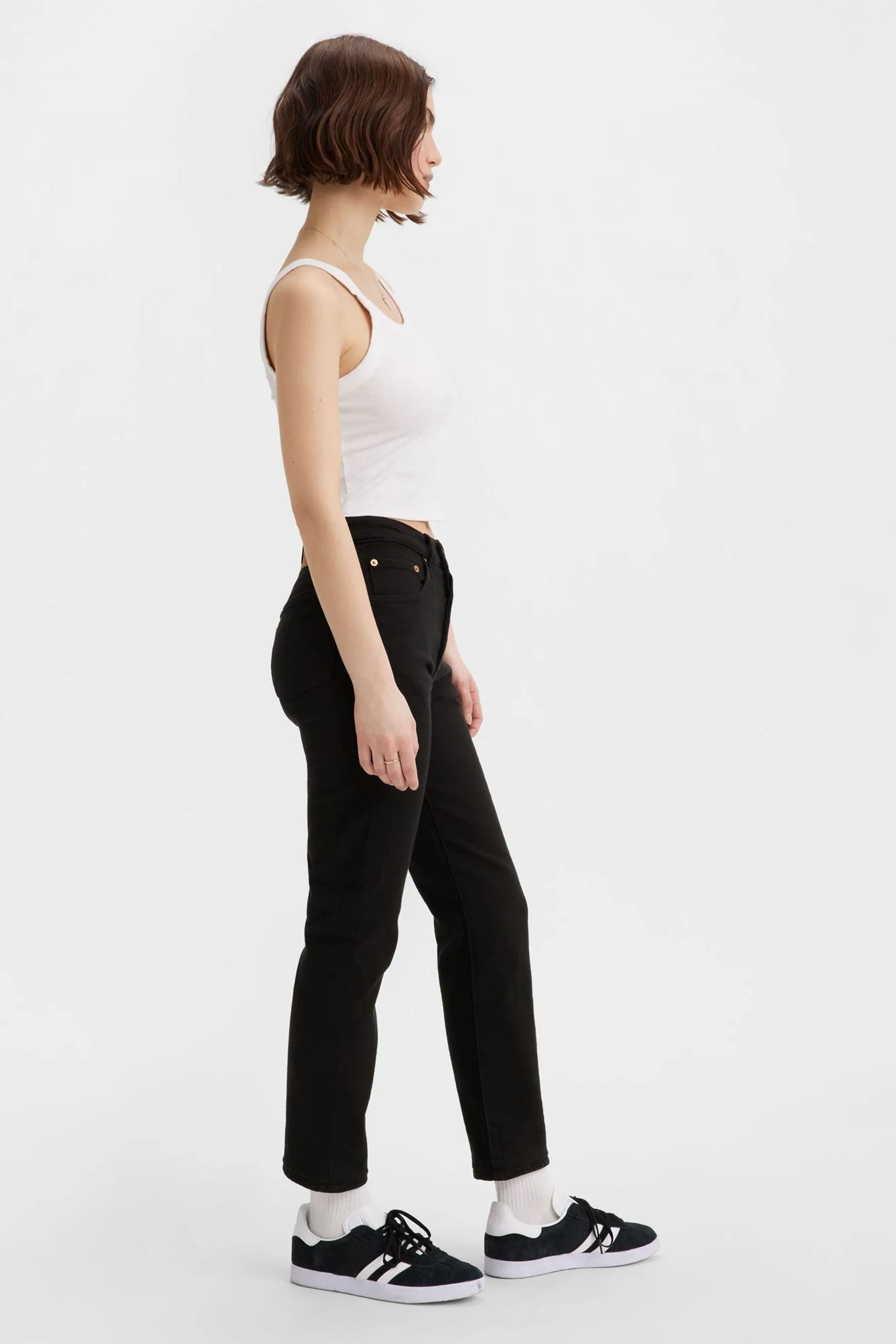 Levi's® 501® Crop 100% Cotone Jeans    