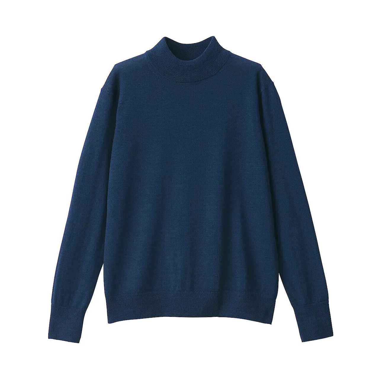 Maglione a collo alto in lana a maglia fine da donna