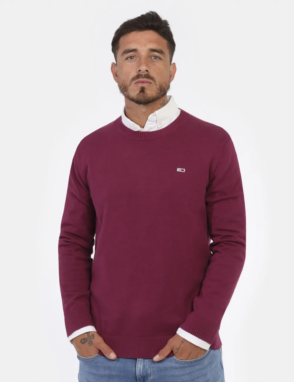 Maglione Tommy Hilfiger Bordeaux