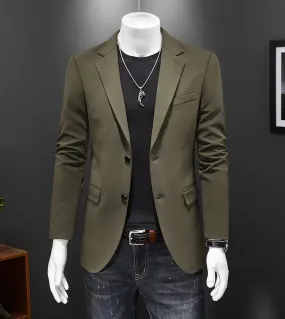 Olive Green Blazer Jacket  Olive Green Blazer Men  Olive Green Suit Men  Blazer Men