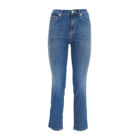 Pantaloni Flo High Donna Denim