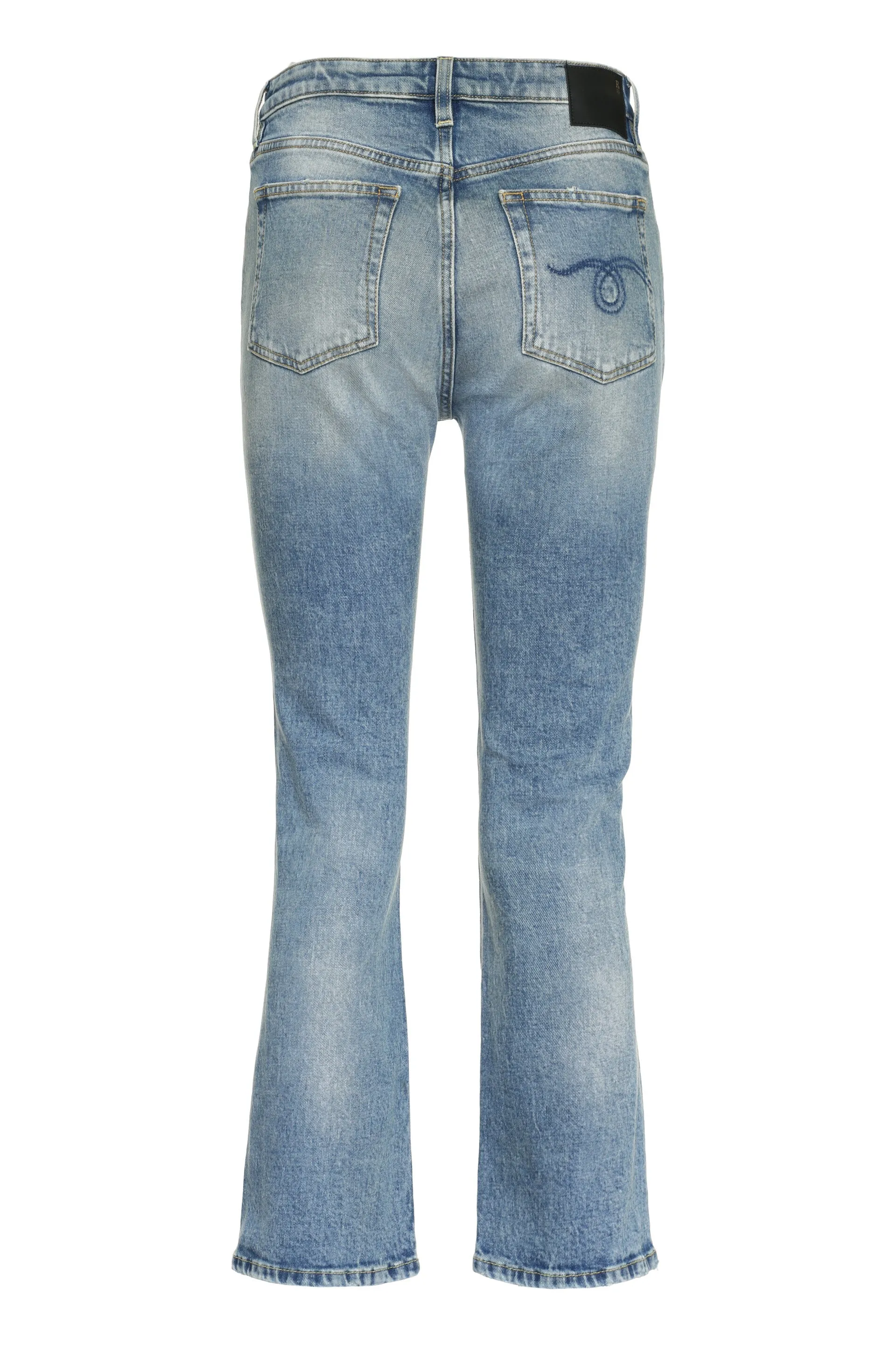 R13 Cropped jeans svasati