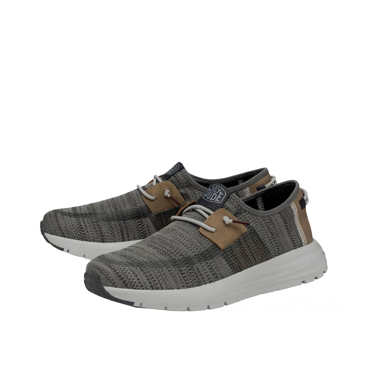 Sneakers Uomo Hey Dude Sirocco Grigio Multicolor